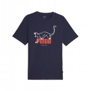 Koszulka męska Puma GRAPHICS ANIMAL granatowa 67719006