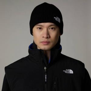 Czapka zimowa unisex The North Face LOGO CUFFED BEANIE czarna NF0A3FJXJK3