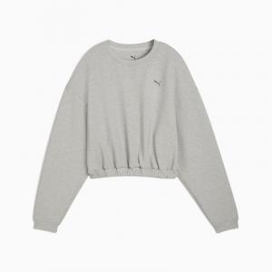 Bluza damska Puma CLOUDSPUN CREW szara 52746104