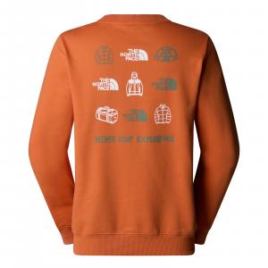 Bluza męska The North Face OUTDOOR GRAPHIC pomarańczowa NF0A8C216IG