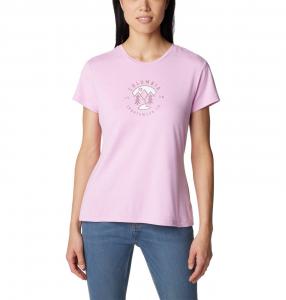 Koszulka damska Columbia SLOAN RIDGE GRAPHIC różowa 2077451561