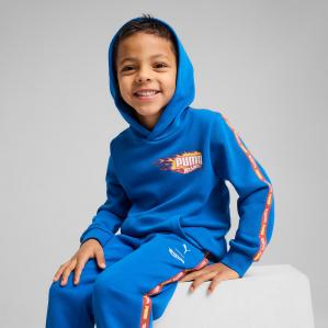 Bluza z kapturem chłopięca Puma X HOT WHEELS TR niebieska 63007158