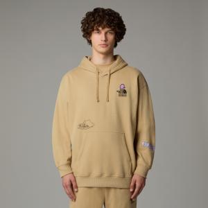 Bluza z kapturem damska The North Face MOUNTAIN CLEANUP OVER beżowa NF0A8C2VLK5