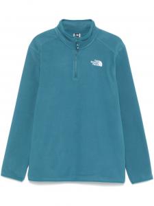 Polar męski The North Face 100 GLACIER 1/4 ZIP niebieski NF0A855WQ31