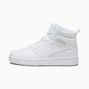 Buty sportowe dziecięce Puma REBOUND V6 MID JR białe 39383105
