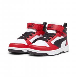 Buty sportowe dziecięce Puma REBOUND V6 MID AC+ PS czerwone 39383203