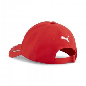 Czapka z daszkiem unisex Puma FERRARI RACE BB czerwona 02520001