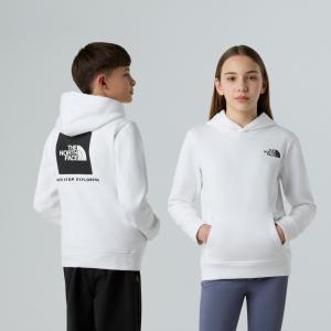 Bluza z kapturem dziecięca The North Face REDBOX REGULAR biała NF0A89H9LA9
