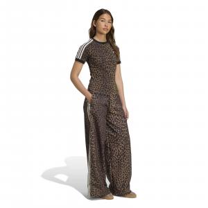 Koszulka damska adidas LEOPARD brązowa JW7304