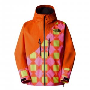 Kurtka z kapturem męska The North Face X YINKA ILORI 2L RAINSHELL pomarańczowa NF0A89U97EI