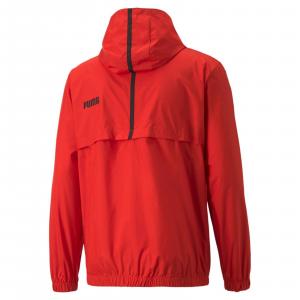 Kurtka softshell męska Puma ESSENTIAL+ TAPE WINDBREAKER czerwona 84747711