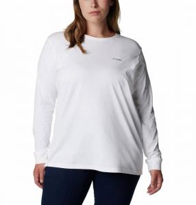 Longsleeve damski Columbia NORTH CASCADES biały 2013495110