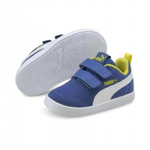 Buty sportowe dziecięce Puma COURTFLEX V2 MESH V INF niebieskie 37175907