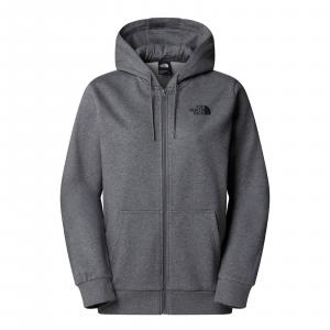 Bluza z kapturem damska The North Face SIMPLE DOME FULL ZIP szara NF0A89EWDYY