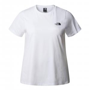 Koszulka damska The North Face S/S SIMPLE DOME biała NF0A89KNFN4