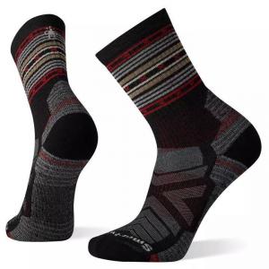 Skarpety trekkingowe męskie Smartwool HIKE LIGHT CUSHION SPIKED STRIPE CREW czarne 01608-B25