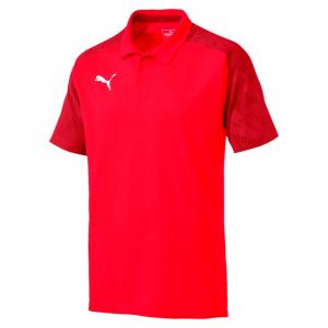 Koszulka polo męska Puma CUP SIDELINE czerwona 65604701