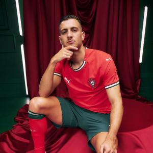Koszulka męska Puma FPF HOME JERSEY czerwona 77919001