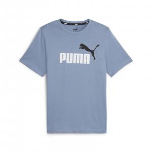 Koszulka męska Puma ESS+ 2 COL LOGO niebieska 58675920