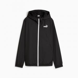 Kurtka z kapturem damska Puma ESS SOLID WINDBREAKER czarna 84749452