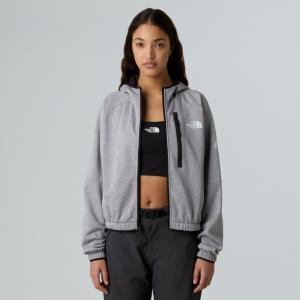 Polar z kapturem damski The North Face MOUNTAIN ATHLETICS FLEECE FZ szary NF0A8DXXEB9