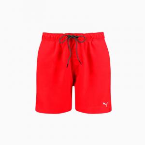 Kąpielówki męskie Puma SWIM MEDIUM LENGTH czerwone 90766002
