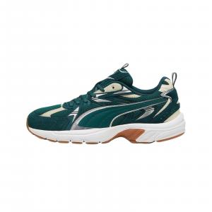 Buty sportowe męskie Puma MILENIO TECH SUEDE zielone 39348908