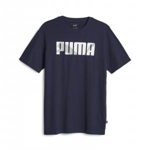 Koszulka męska Puma GRAPHICS WORDING granatowa 67718506