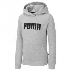 Bluza z kapturem dziewczęca Puma ESS FL szara 84758701