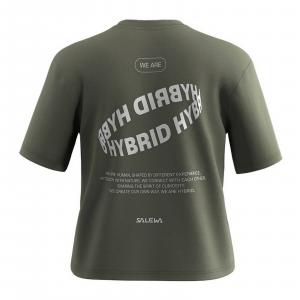 Koszulka damska Salewa EAGLE HYBRID LOOSE zielona 00-0000029105_5A50