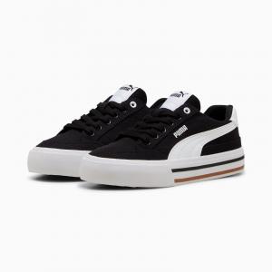 Buty sportowe dziecięce Puma COURT CLASSIC VULC FS JR czarne 39655803
