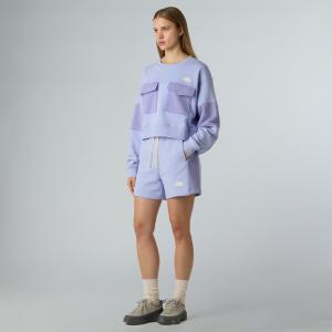 Bluza damska The North Face TERRY OVERSIZED CROPP fioletowa NF0A8C2C0VI