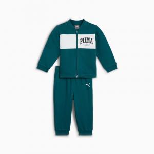 Komplet dresowy chłopięcy Puma MINICATS SQUAD FL INF zielony 68333222