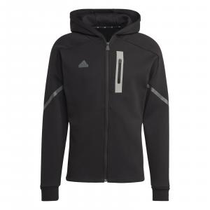 Bluza z kapturem męska adidas Designed for GameDay czarna IC8044