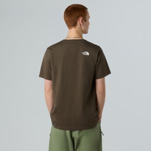 Koszulka męska The North Face SIMPLE DOME brązowa NF0A87NG21L