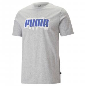 Koszulka męska Puma GRAPHICS WORDING szara 67447504
