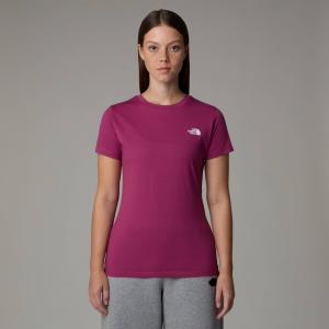 Koszulka damska The North Face S/S SIMPLE DOME różowa NF0A87NH6EO