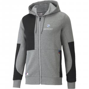 Bluza z kapturem męska Puma BMW MMS FULL-ZIP szara 53118703