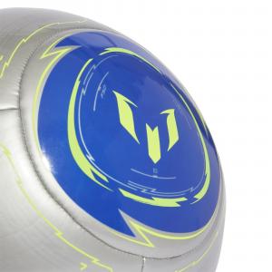 Piłka unisex adidas MESSI CLB srebrna JE6455