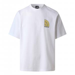 Koszulka unisex The North Face BUBBLE LOGO RELAXED biała NF0A8F2RFN4