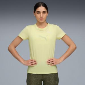 Koszulka damska Puma TAD ESSENTIAL CREW żółta 52717735