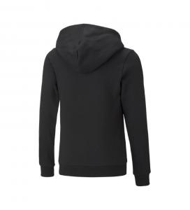 Bluza z kapturem dziewczęca Puma ESS+ LOGO FL czarna 67031001