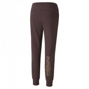 Spodnie dresowe damskie Puma Holiday fioletowe 58955321