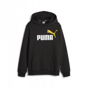 Bluza z kapturem chłopięca Puma ESS+ 2 COL BIG LOGO czarna 58698741