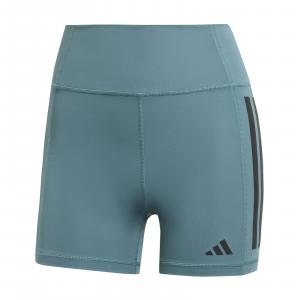 Legginsy treningowe damskie adidas OPTIME 3-STRIPES turkusowe JX2817