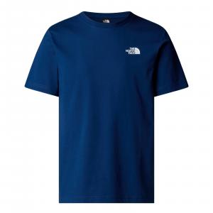 Koszulka męska The North Face S/S REDBOX niebieska NF0A87NPH4B