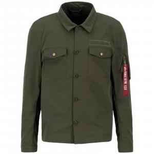 Koszula męska Alpha Industries OVERSHIRT zielona 108123-142