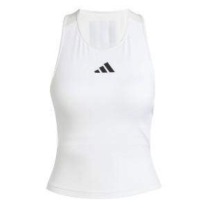 Tank top treningowy damski adidas POWER 3-STRIPES biały JG6183