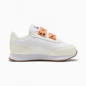 Buty sportowe dziecięce Puma ADAPTOR MATCH V PS białe 40149603