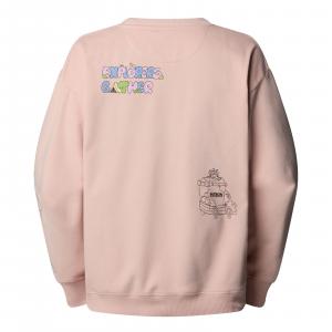 Bluza damska The North Face MOUNTAIN CLEANUP OVER różowa NF0A8C2ULK6